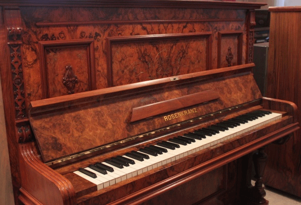 Rosenkranz piano stained and Shellac'd
